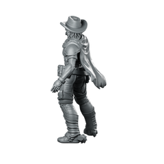 Dead Eye Trevor Cyber Cowboy 3 Miniature Gunslinger Miniature 360 Spin 06