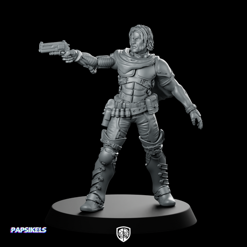 Dead Eye Trevor Cyber Cowboy 4 Miniature Gunslinger