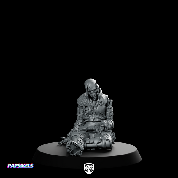 Dead Resistance Fighter D Corpse Seated Survivor
