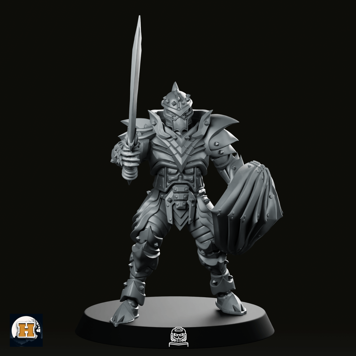 Deadearth Sword 01 Miniature - Haito - We Print Miniatures