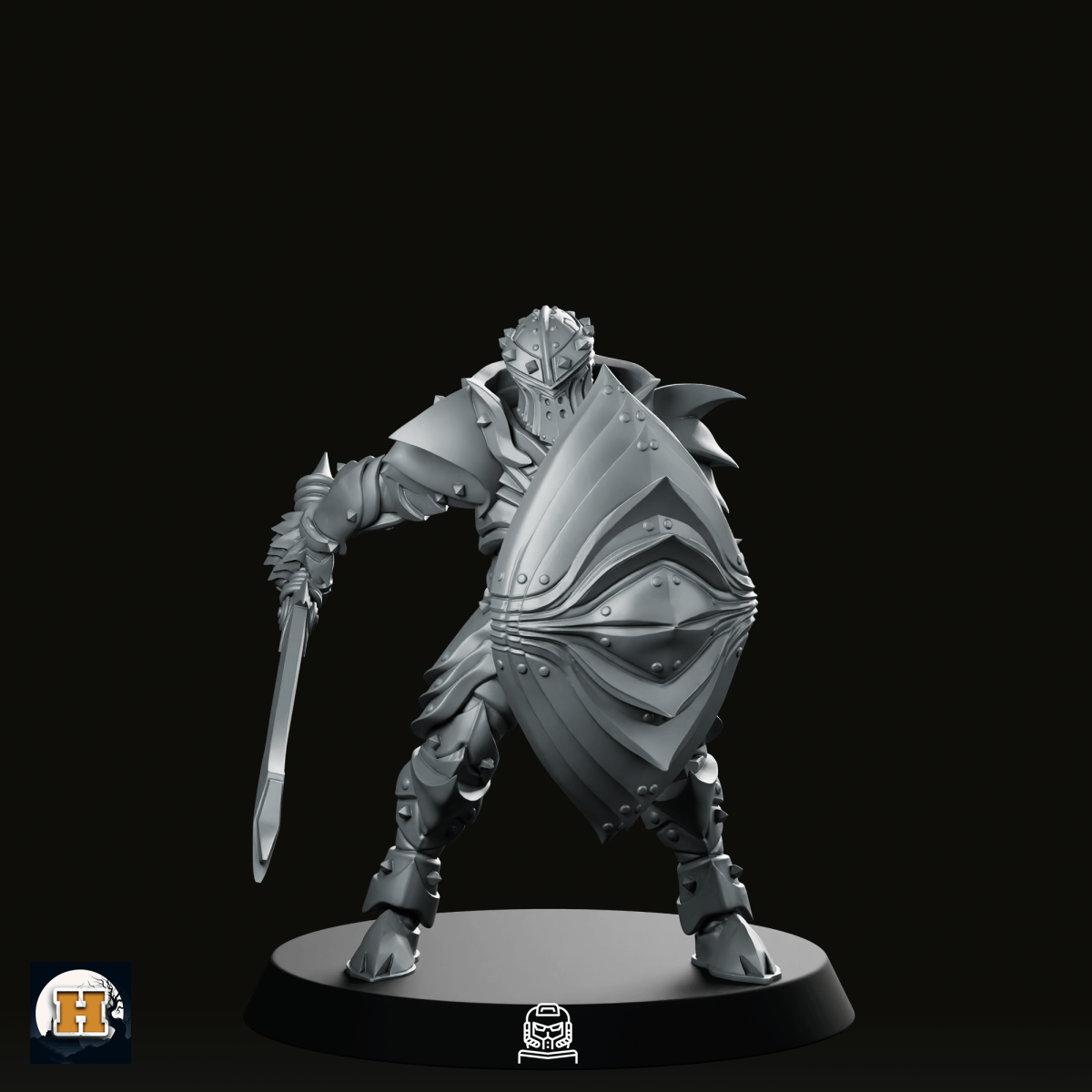 Deadearth Sword 02 Miniature - Haito - We Print Miniatures