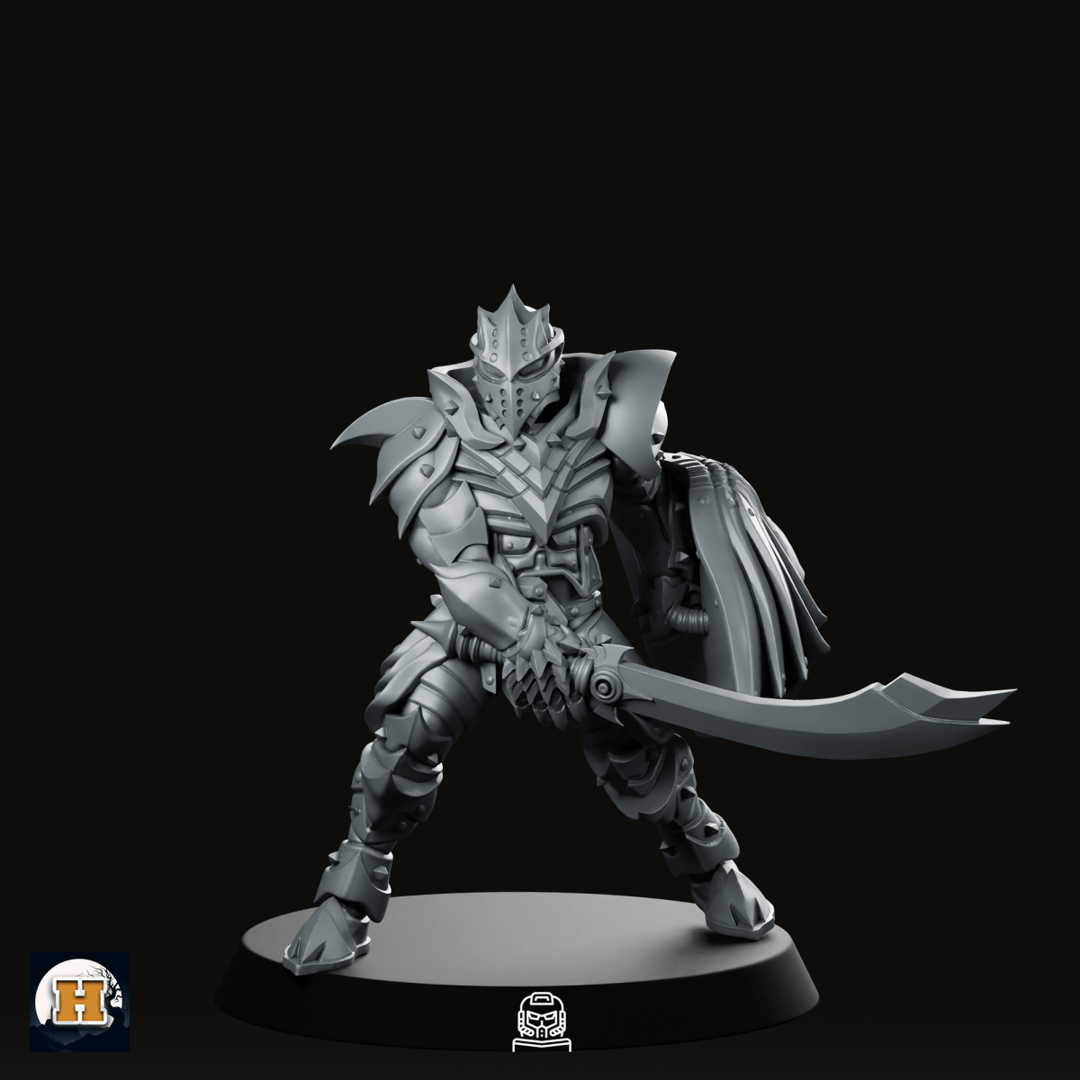 Deadearth Sword 04 Miniature - Haito - We Print Miniatures