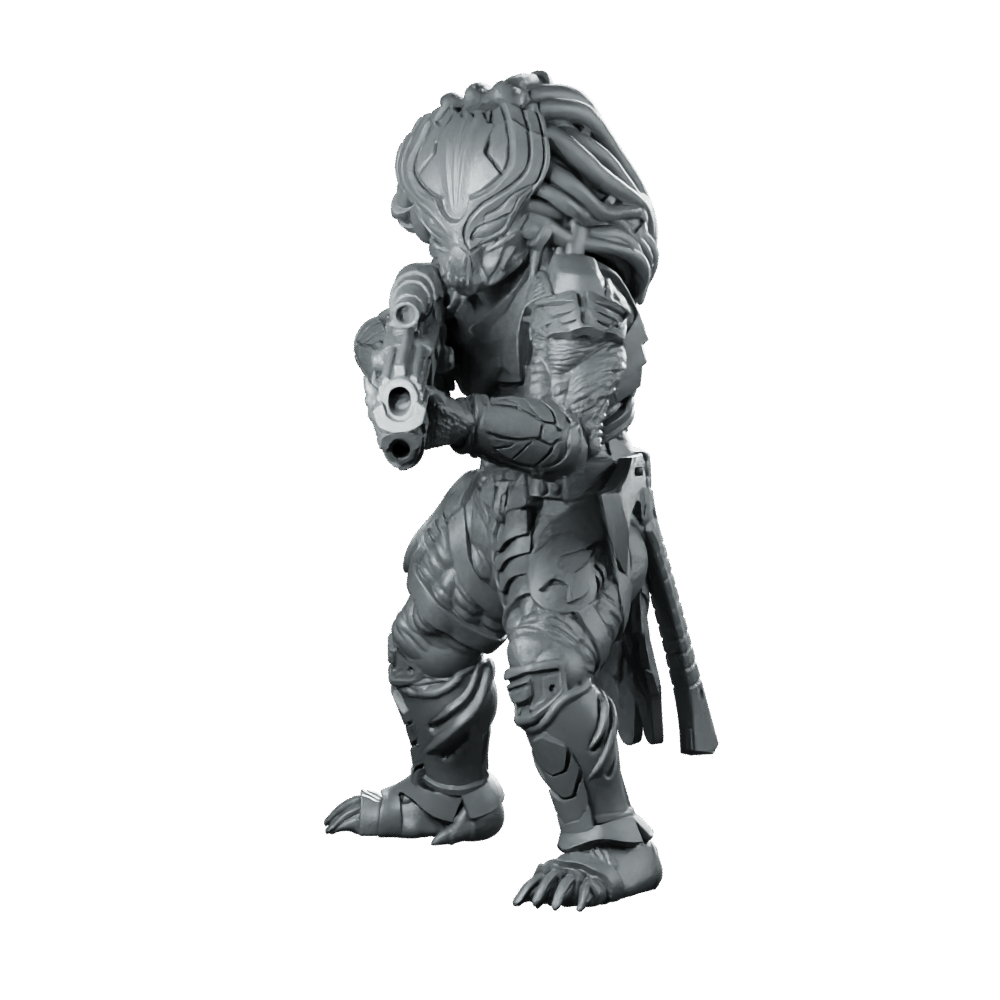 Death Squad Bone Auditor Skull Hunter Miniature Sci - Fi - Papsikels Miniatures - We Print Miniatures