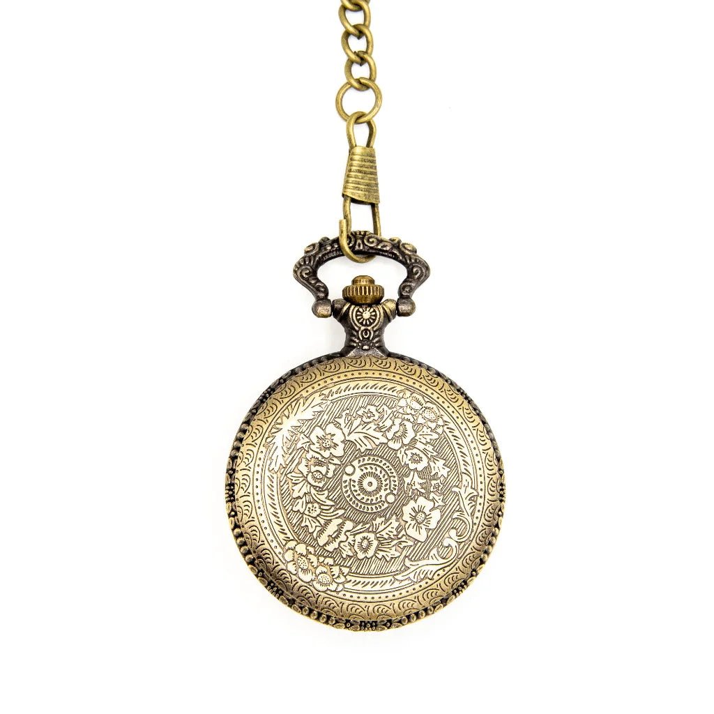 Death's Keeper | Pocket Watch Case | Ancient Gold - Tabletop Dominion - We Print Miniatures