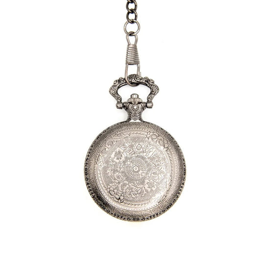 Death's Keeper | Pocket Watch Case | Ancient Silver - Tabletop Dominion - We Print Miniatures