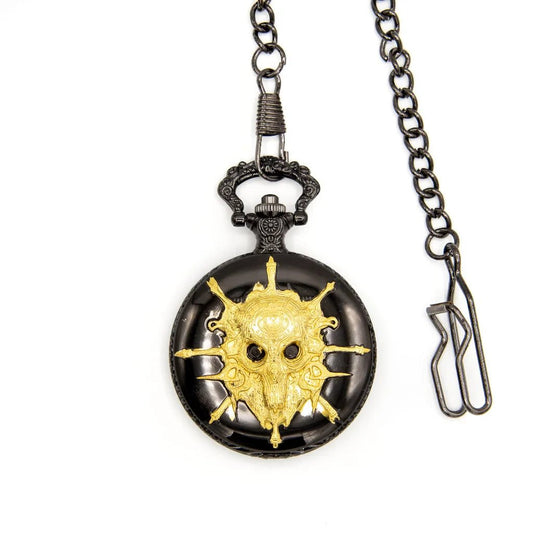 Death's Keeper | Pocket Watch Case | Black/Gold - Tabletop Dominion - We Print Miniatures