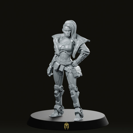 Debra Warren 01 Cyberpunk - We Print Miniatures