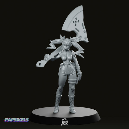 Defence Force 3Rd Division Officer 2 Miniature - Papsikels Miniatures - We Print Miniatures