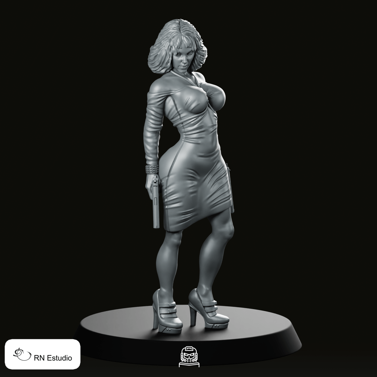 Delia Sin City Miniature - RN Estudio - We Print Miniatures