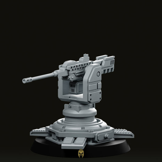 Democracy Cannon Sentry Miniature - We Print Miniatures