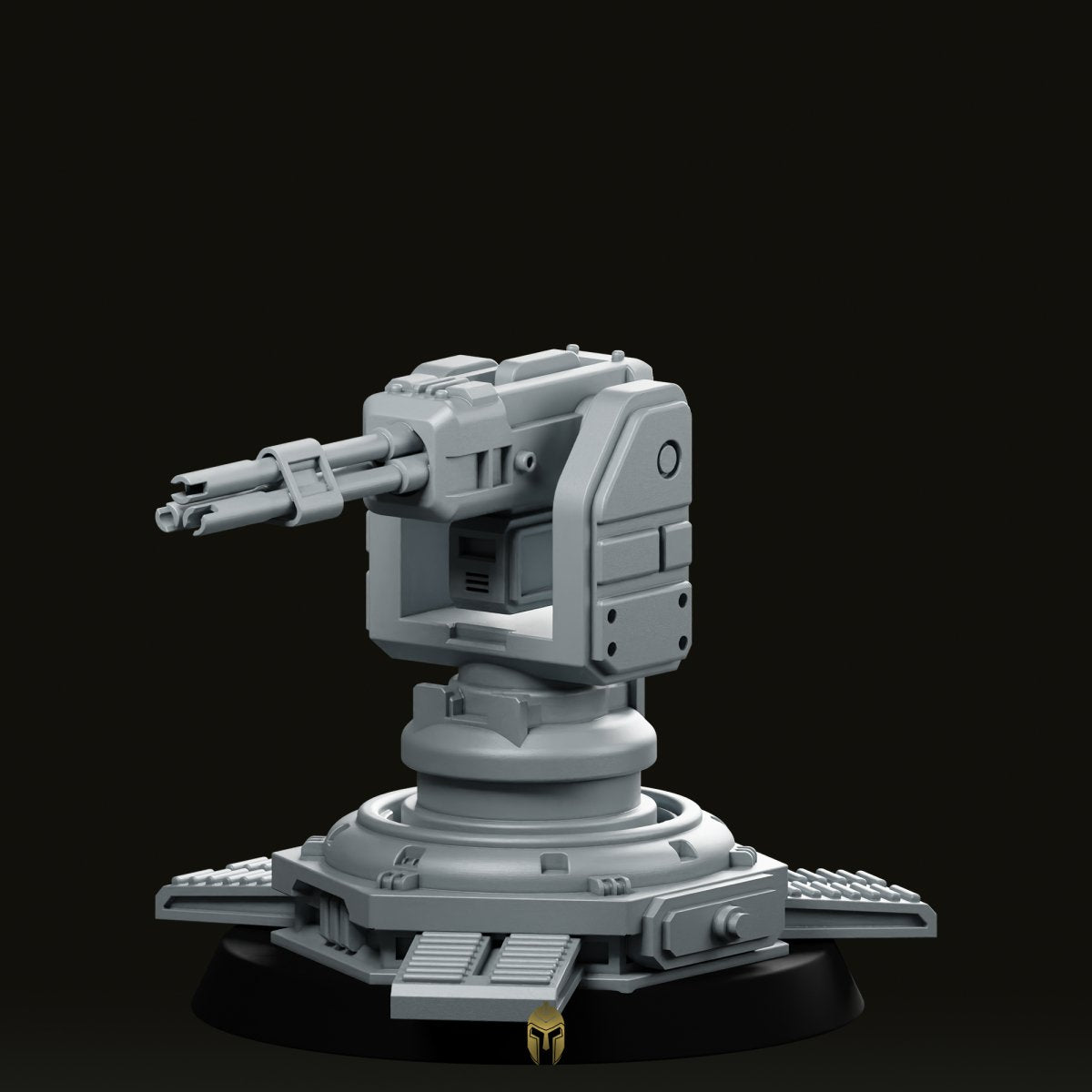 Democracy Gatling Sentry Miniature - We Print Miniatures