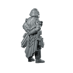 Democracy Trooper Hell Bloodhounder 1 Miniature Armored Sci - Fi - Papsikels Miniatures - We Print Miniatures