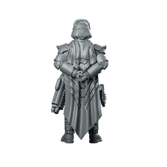 Democracy Trooper Hell Bloodhounder 1 Miniature Armored Sci - Fi - Papsikels Miniatures - We Print Miniatures