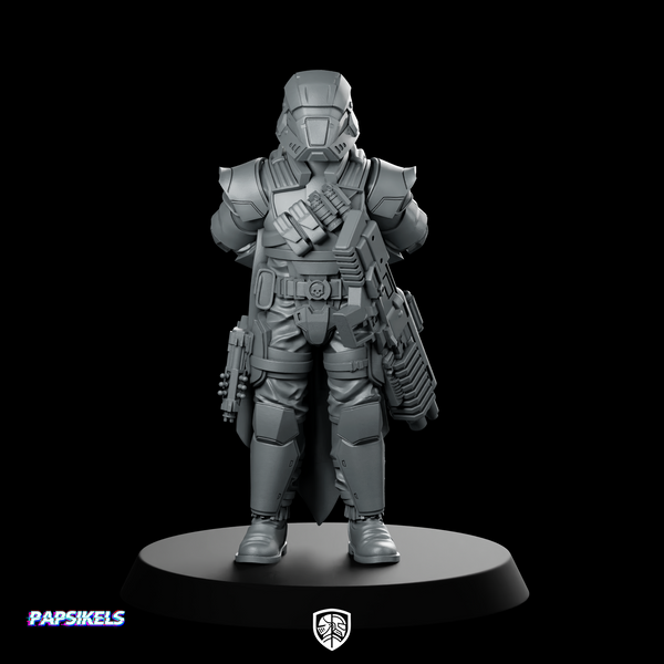 Democracy Trooper Hell Bloodhounder 1 Miniature Armored Sci-Fi