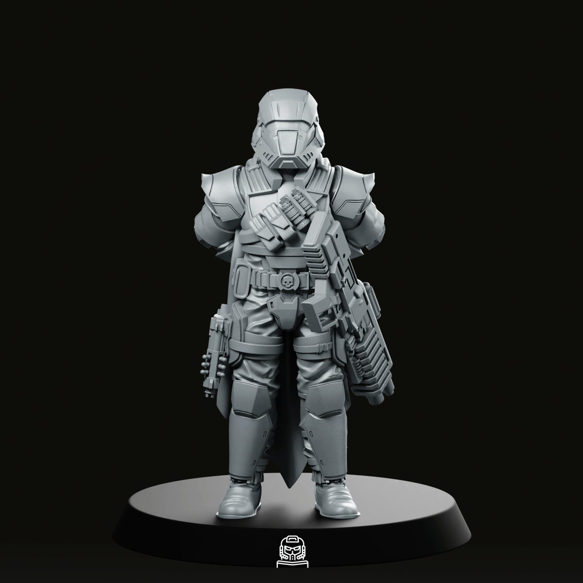 Democracy Trooper Hell Bloodhounder 1 Miniature - Papsikels Miniatures - We Print Miniatures