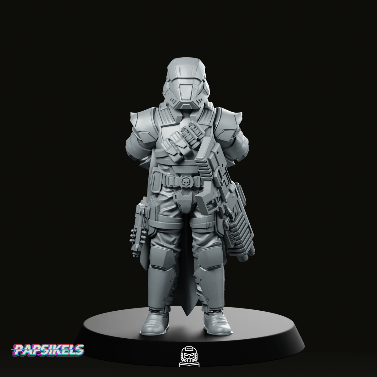 Democracy Trooper Hell Bloodhounder 1 Miniature - Papsikels Miniatures - We Print Miniatures