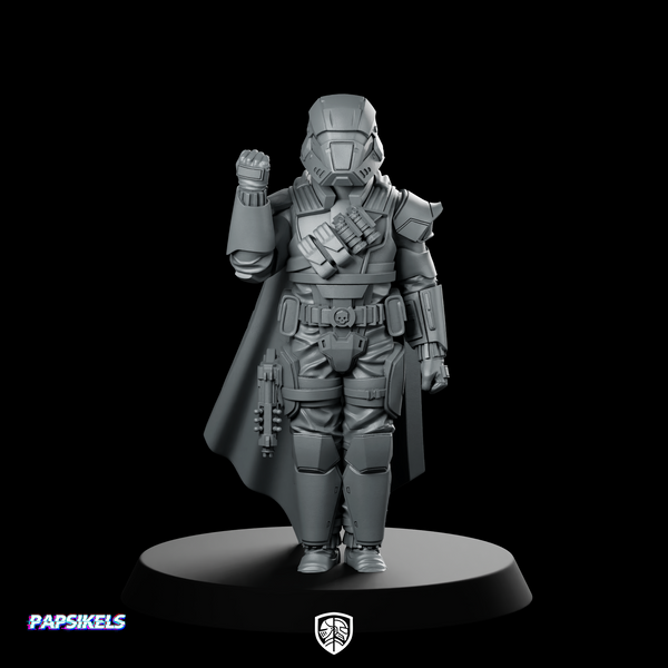 Democracy Trooper Hell Bloodhounder 2 Miniature Armored Sci-Fi