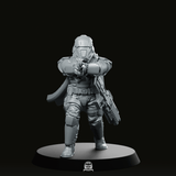 Democracy Trooper Hell Bloodhounder 3 Miniature - Papsikels Miniatures - We Print Miniatures