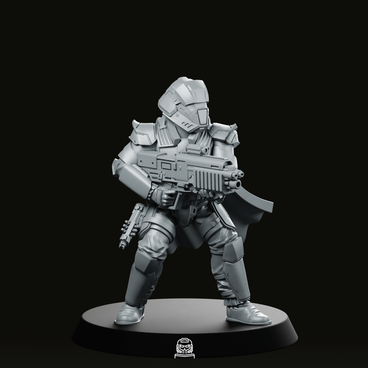 Democracy Trooper Hell Bloodhounder 5 Miniature - Papsikels Miniatures - We Print Miniatures