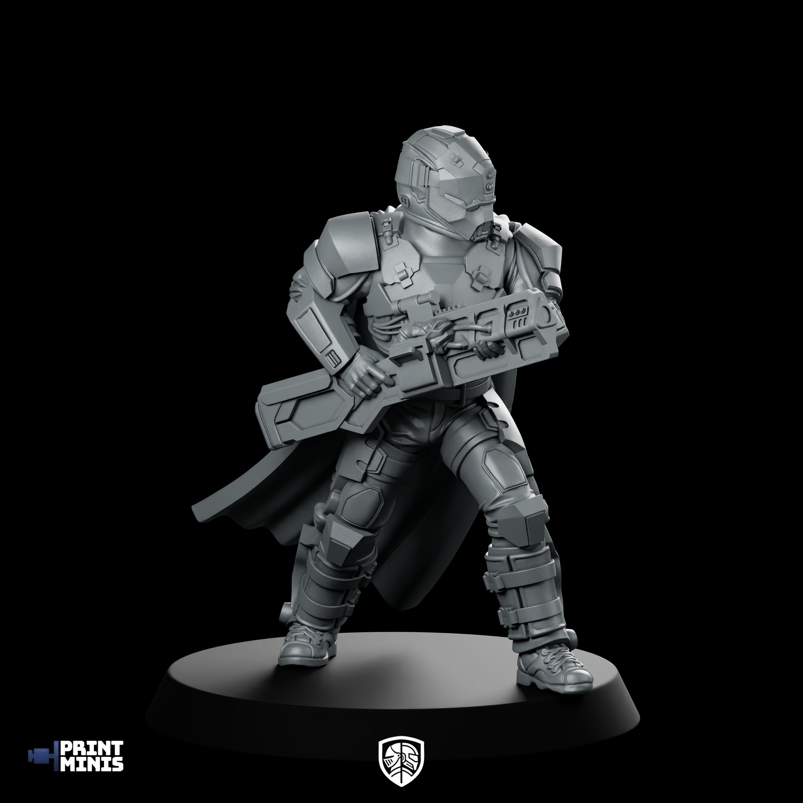 Democracy Trooper Hellbreacher A1 Miniature Armored Sci-Fi Hero