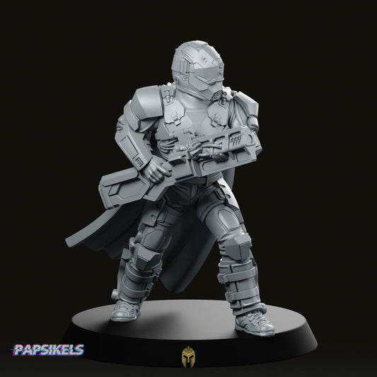 Democracy Trooper Hellbreacher A1 Miniature - We Print Miniatures