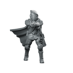 Democracy Trooper Hellhunter A1 Miniature Armored Cape Raider Miniature 360 Spin 01