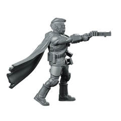 Democracy Trooper Hellhunter A1 Miniature Armored Cape Raider Miniature 360 Spin 03