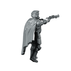 Democracy Trooper Hellhunter A1 Miniature Armored Cape Raider Miniature 360 Spin 04