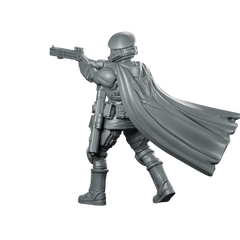 Democracy Trooper Hellhunter A1 Miniature Armored Cape Raider Miniature 360 Spin 06