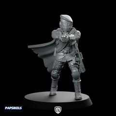Democracy Trooper Hellhunter A1 Miniature Armored Cape Raider