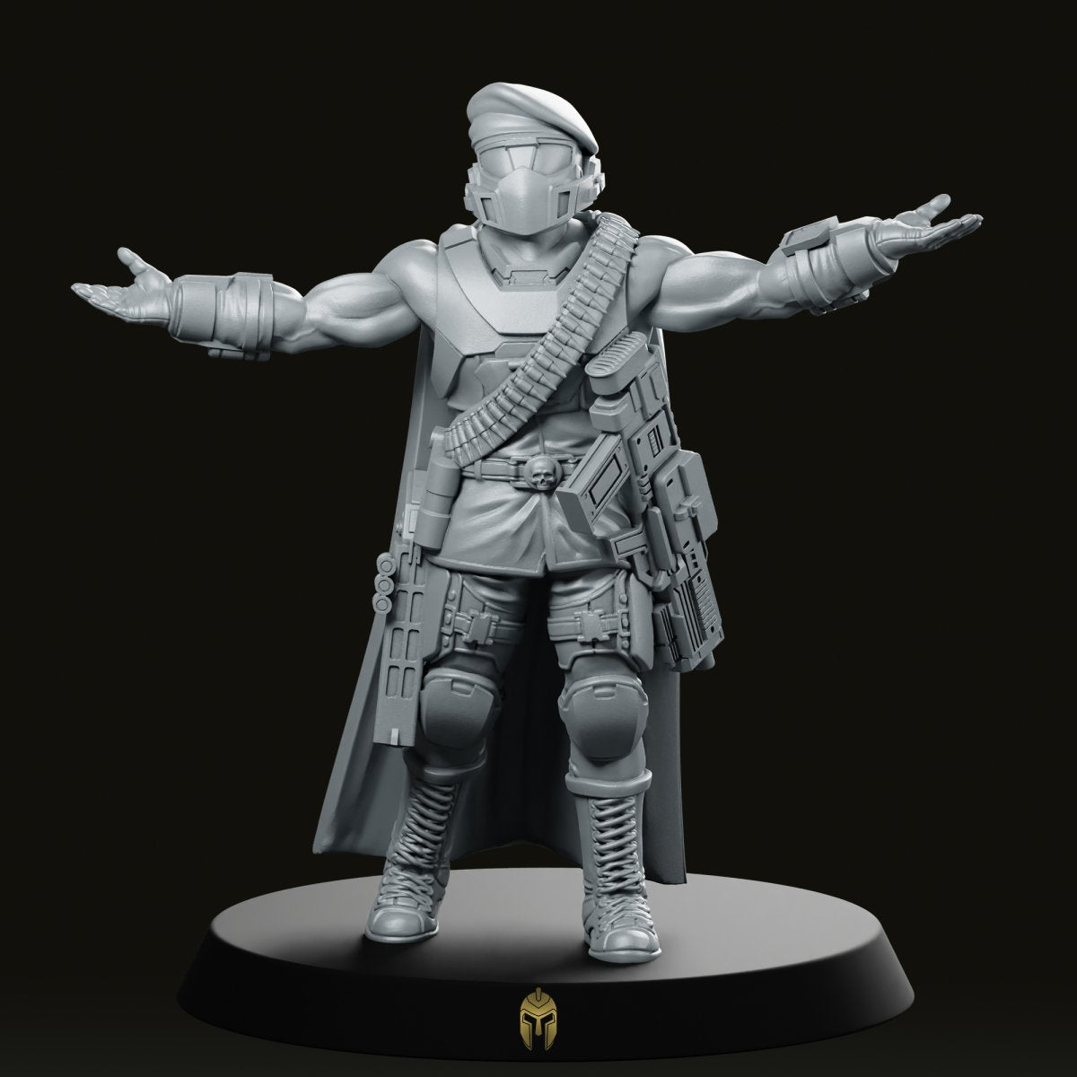 Democracy Trooper Hellhunter A3 Miniature - Papsikels Miniatures - We Print Miniatures