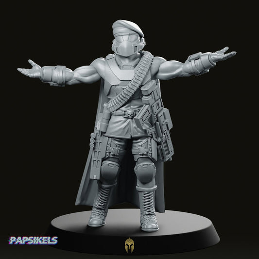 Democracy Trooper Hellhunter A3 Miniature - Papsikels Miniatures - We Print Miniatures