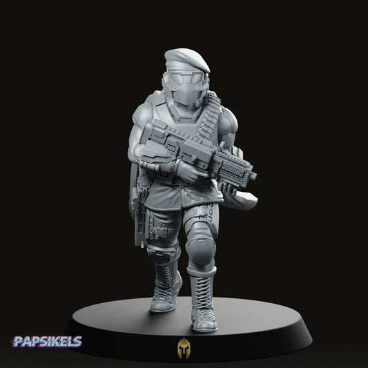 Democracy Trooper Hellhunter A4 Miniature - Papsikels Miniatures - We Print Miniatures