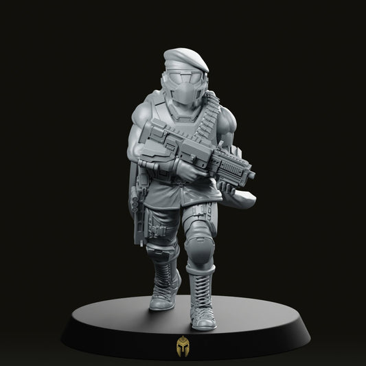 Democracy Trooper Hellhunter A4 Miniature - Papsikels Miniatures - We Print Miniatures