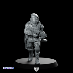 Democracy Trooper Hellhunter A4 Miniature Stealth Sci-Fi Commando