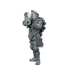 Democracy Trooper Hellhunter A5 Miniature Sci-Fi Resin Miniature 360 Spin 01