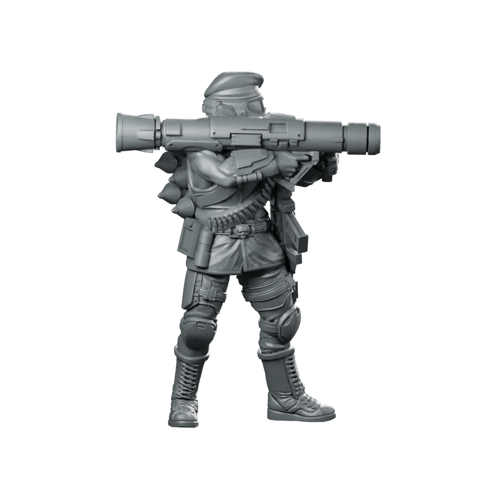 Democracy Trooper Hellhunter A5 Miniature Sci-Fi Resin Miniature 360 Spin 03