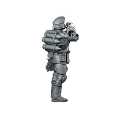 Democracy Trooper Hellhunter A5 Miniature Sci-Fi Resin Miniature 360 Spin 05