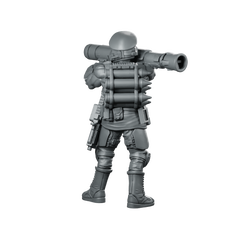 Democracy Trooper Hellhunter A5 Miniature Sci-Fi Resin Miniature 360 Spin 06