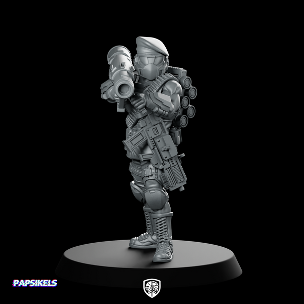 Democracy Trooper Hellhunter A5 Miniature Sci-Fi Resin