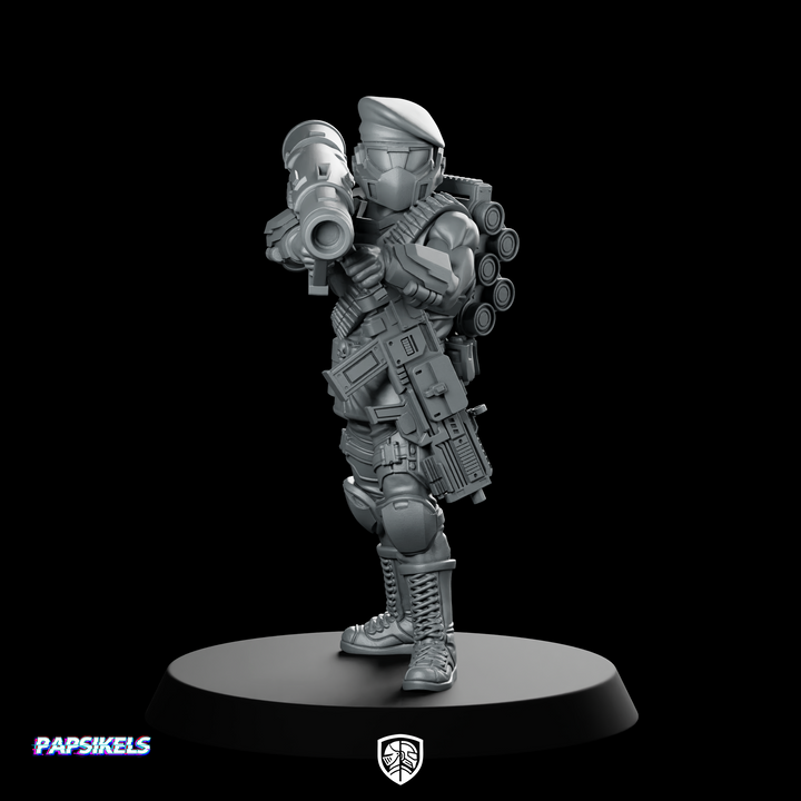 Democracy Trooper Hellhunter A5 Miniature Sci-Fi Resin