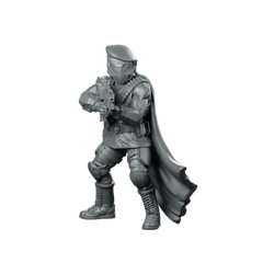Democracy Trooper Hellhunter A6 Miniature Sci-Fi Hero Miniature 360 Spin 01