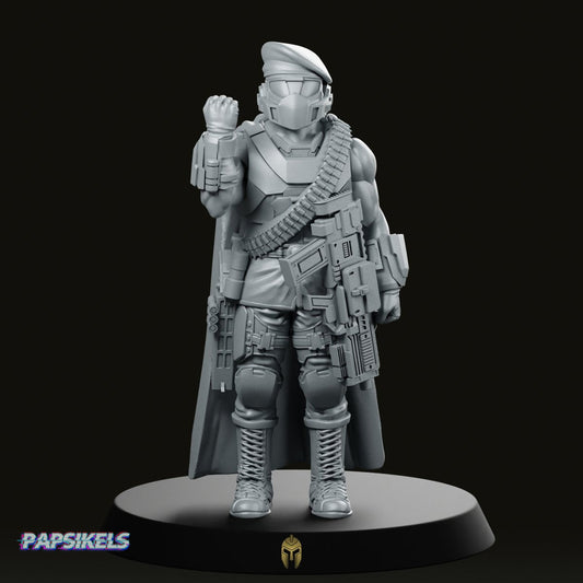 Democracy Trooper Hellhunter A7 Miniature - Papsikels Miniatures - We Print Miniatures