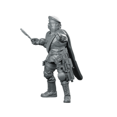 Democracy Trooper Hellhunter A8 Miniature Sci-Fi Melee Miniature 360 Spin 01