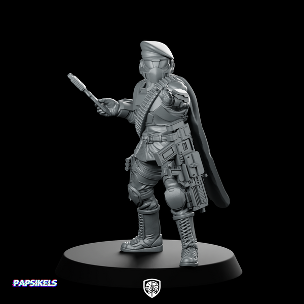 Democracy Trooper Hellhunter A8 Miniature Sci-Fi Melee