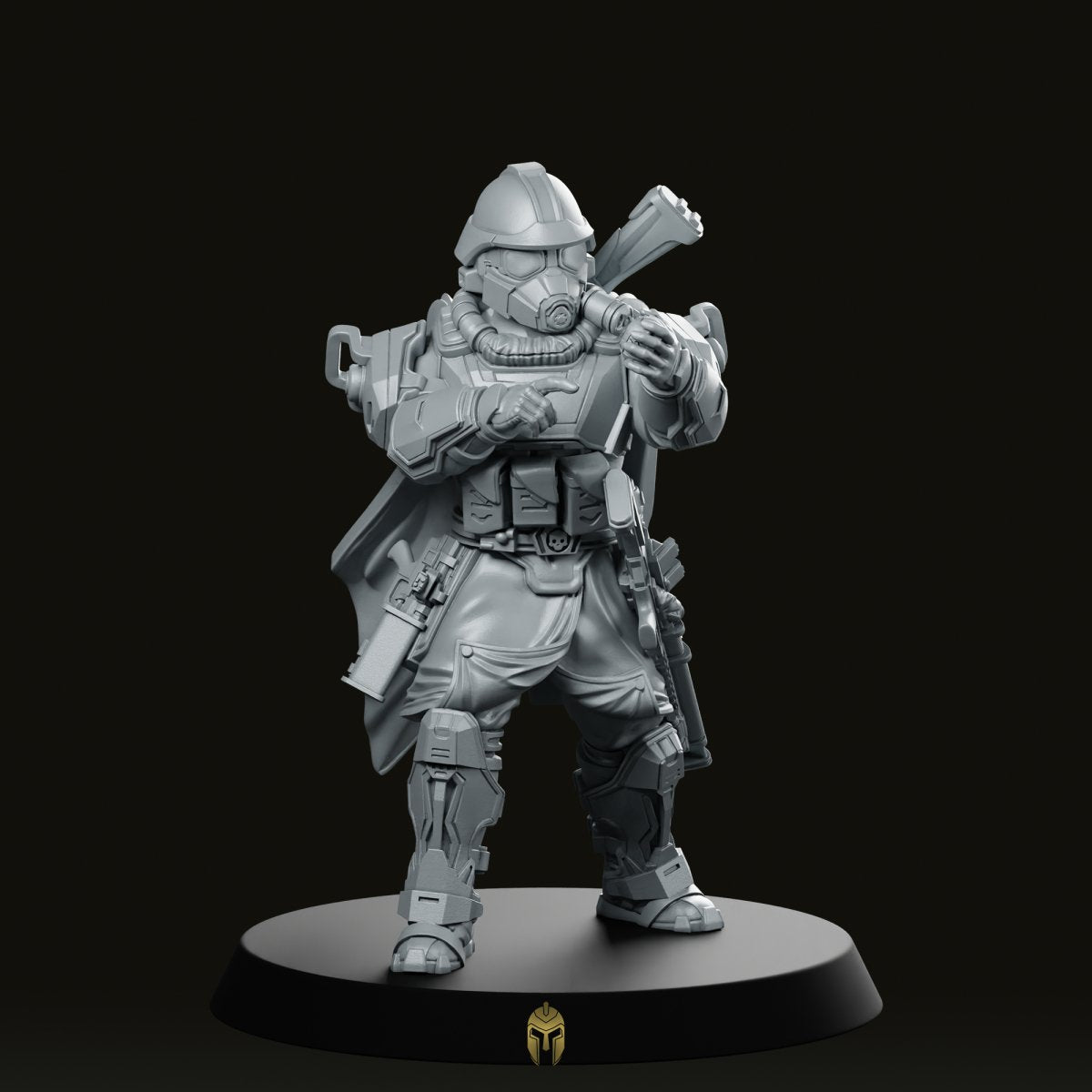 Democracy Trooper Hellmaster A1 Miniature - We Print Miniatures