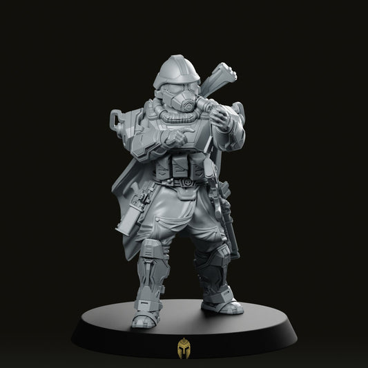 Democracy Trooper Hellmaster A1 Miniature - We Print Miniatures