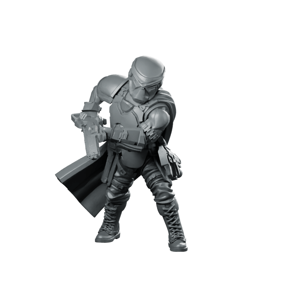Democracy Trooper Rs20 Helljumper Constrictor Miniature Armoured Sci - Fi - Papsikels Miniatures - We Print Miniatures