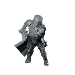 Democracy Trooper Rs20 Helljumper Constrictor Miniature Armoured Sci - Fi - Papsikels Miniatures - We Print Miniatures