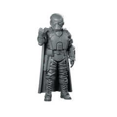 Democracy Trooper Rs20 Helljumper Salute Miniature Sci - Fi Resin - Papsikels Miniatures - We Print Miniatures